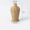 Plastic Imitation Rattan Flower Pots Flower Arrangement Containers Floor Vase Decorative Imitation Wicker Floor Vase Home Decor