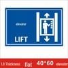 Elevator and Parking Garage Directional Sign