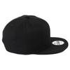 New Era 9FIFTY NE400 Snapback Baseball Solid with 99HeadwearShop One Size Fits All Men's Cap, Color, Sticker, Unisex, Black, [Used]