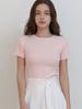 Liel Blueberry Half T-Shirt (Pink)