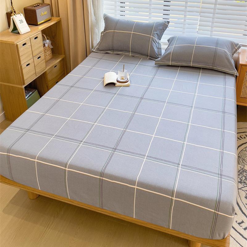 Cotton Printed Mattress, Simmons Mattress Protective Cover, Pure Cotton Lazy Bedspread Pillowcase