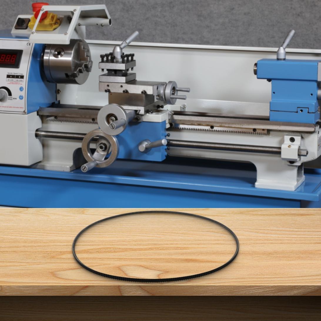 

Lathe Motor Belt V-Belt Lathe Drive Wide Angle Belt Good Elasticity