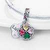 Copper Lucky FourLeaf Shamrock Collection Charm Butterfly Spring Spacer Bead Bead Charms Suitable Ideal For Pandora Authentic Bracelets