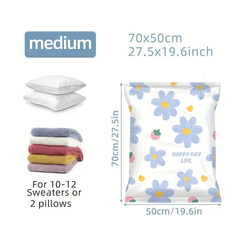 1PCS Vacuum Compression Bag Set Multifunctional Storage Bag Macaron Color with Home Quilt Storage Bag