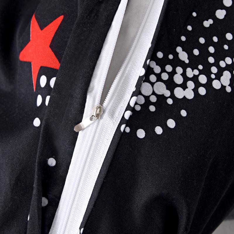 3Pcs Love Heart Duvet Cover Set Romance Queen King Size Bedding Set Zipper Quilt Cover and 2 Pillowcase Soft Skin-friendly