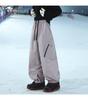 Unisex Waterproof & Windproof Ski Pants for Extreme Cold, Ideal for Northeast China Winters, Mountaineering, and Snowboarding.
