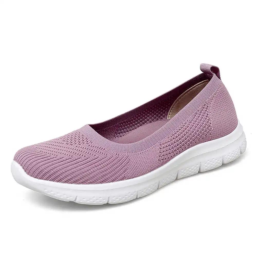Fashion Number 38 Anti-slip Woman Blue Sneakers Woven Brown Shoes Woman Summer Outdoor Sports Sapato Technology High End On Sale