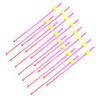 15Pcs Set Mini Winter Ice Fishing Rod Front End Section Pole Tip Fishing Accessories12CM