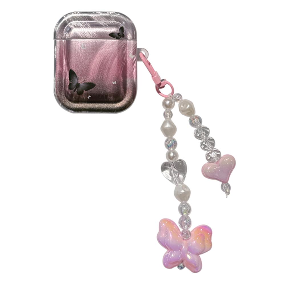 

Для Apple AirPods із зарядним футляром (2016 р)/(2019 р)/AirPods з бездротовим зарядним футляром (2019 р) Чохол з ТПУ Захисний чохол для навушників з підвіскою