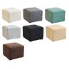 Stretch Ottoman Slipcover Polyester Elastic Footstool Protector Home Decor Cover for Living Room Stool