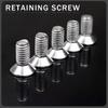 12PCS Stainless Steel Brake Disc Rotor Screws 93600-06014-0H - Universal Fit for Honda, Acura, Hyundai and Kia Models - Stainless Steel Retaining