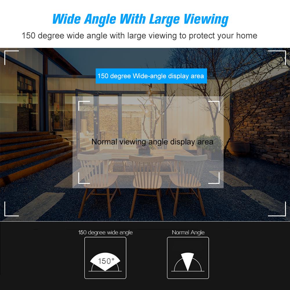 Digital Electric Door Peephole Camera Viewer Monitor Wireless Peephole Doorbell