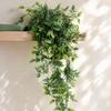 Realistic Artificial Plants for Bedroom Hanging Indoor Home Decor, Plastic Potted Office Living Room Kitchen Bathroom Wall Decoration, No Maintenance