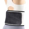 Velcro Adjustable Faux Lambswool & Rabbit Fur Lumbar Support Belt - Enhanced Warmth & Comfort