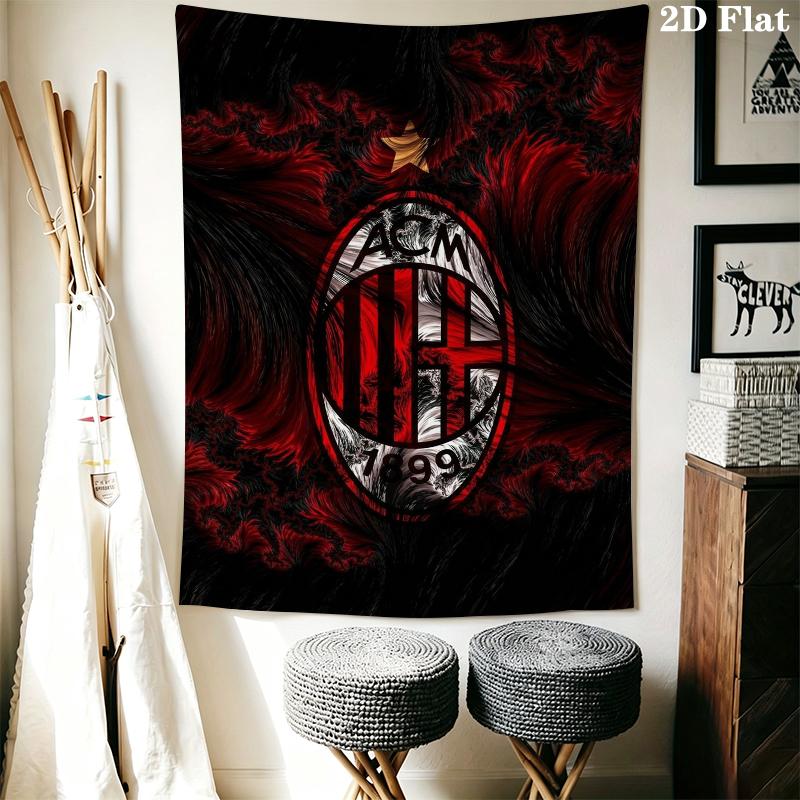 Llx0916Ac Milan Wall Tapestry Aesthetic Wall Hanging Printed Fabric Blanket Decorative Tapestries for Bedroom Living Room Home Decor