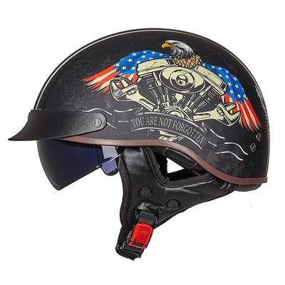 New Motorcycle Casco Moto Half Helmet German Classic Moto Helmet Retro DOT Certification Capacete De Moto Helmet