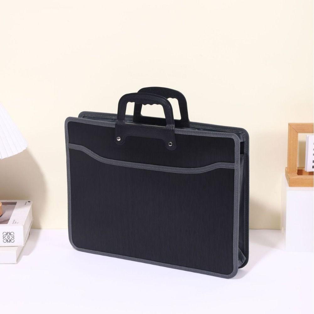 Waterproof Portable File Bag Large Capacity Business Tote Bag Office Briefcase  Office Use