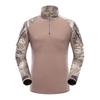 Mens Long Sleeve Tactical Shirt G2 Camo Outdoor Hiking Training Breathable Wear-resistant