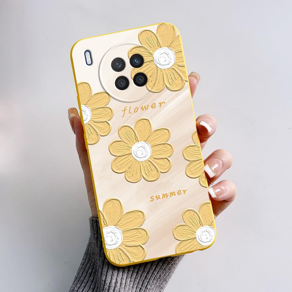 Case For Honor 50 Lite Cover on Huawei Nova 8i Phone Case Cute Rabbit Panda Painted Soft Back Cover For Honor50 Lite Nova8i Capa