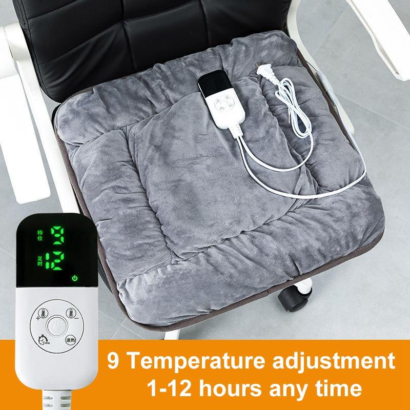 

Подушка с подогревом Подушка для сиденья в офисе Подогреваемые принадлежности Подушка для ягодиц с подогревом Интеллектуальное управление временем Съемная электрическая подогреваемая подушка серый