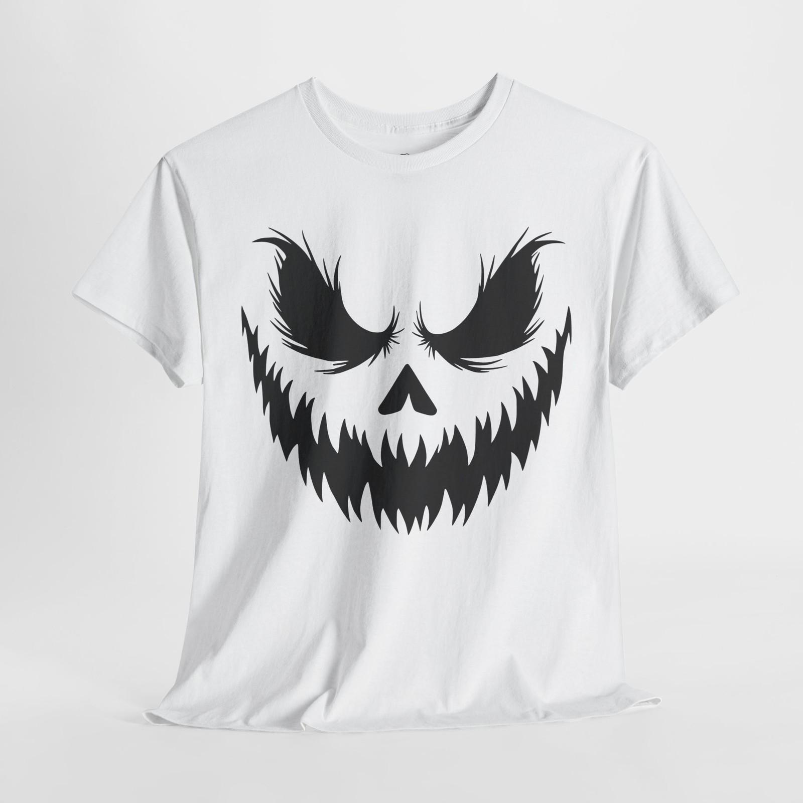Jackolantern Face Tee, Halloween Pumpkin Shirt, Spooky Unisex Tshirt, Costume S