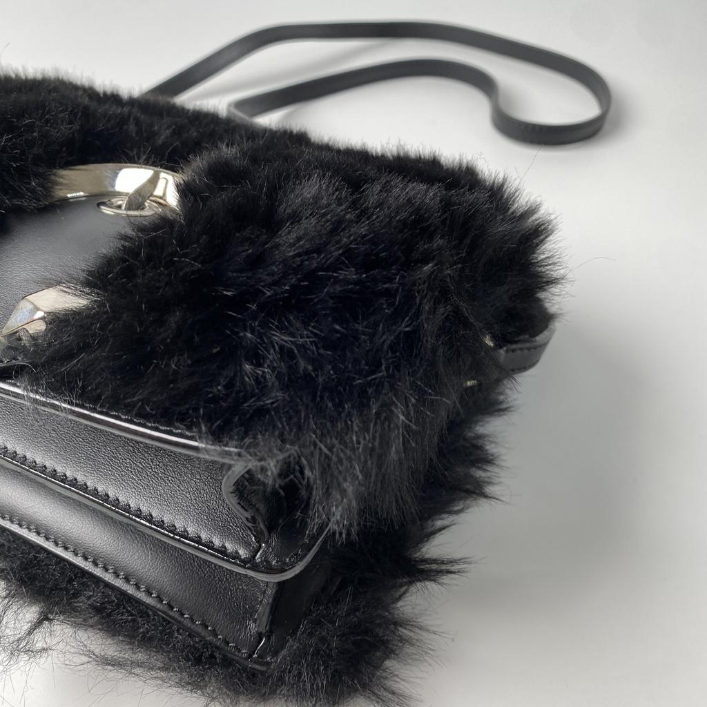 Used JIMMY CHOOShoulder Bag black leather Women