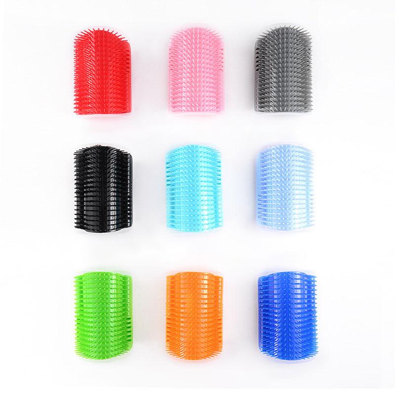 

Кошки, настенная угловая щетка-скребок, расческа для домашних животных, щетина, арочный массажер, аксессуары для самостоятельного ухода Small size