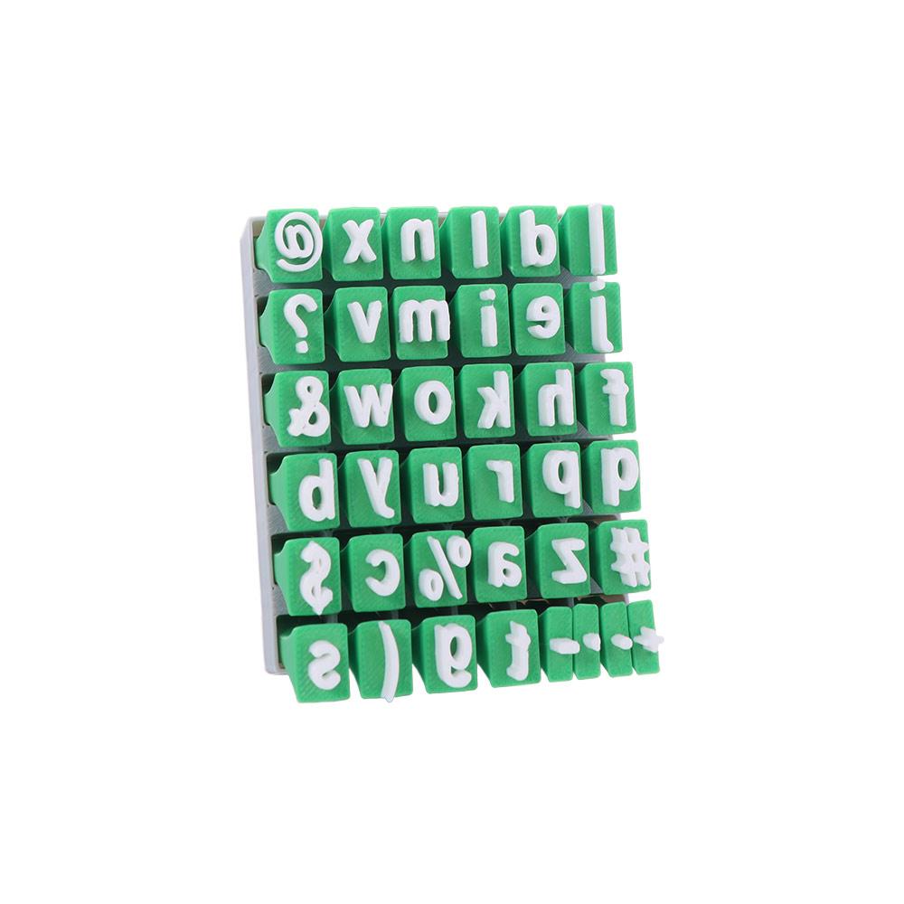 Letter Alphabet&Number Clay Stamps Tools Creative DIY Mini Biscuit Mold Moveable Uppercase Alphabet Clay Seal for Potter Artist