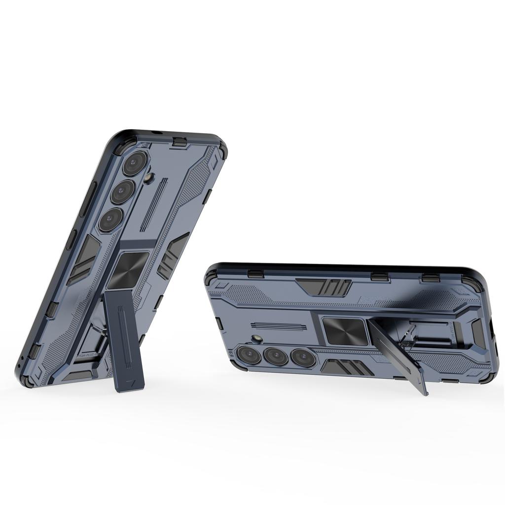 For Samsung Galaxy S24+ Case Kickstand PC+TPU Cell Phone Cover