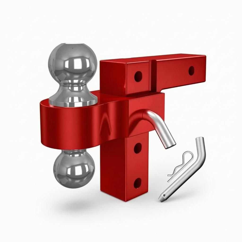 Dual Ball Coupler Forged with Balls Secure for Towing