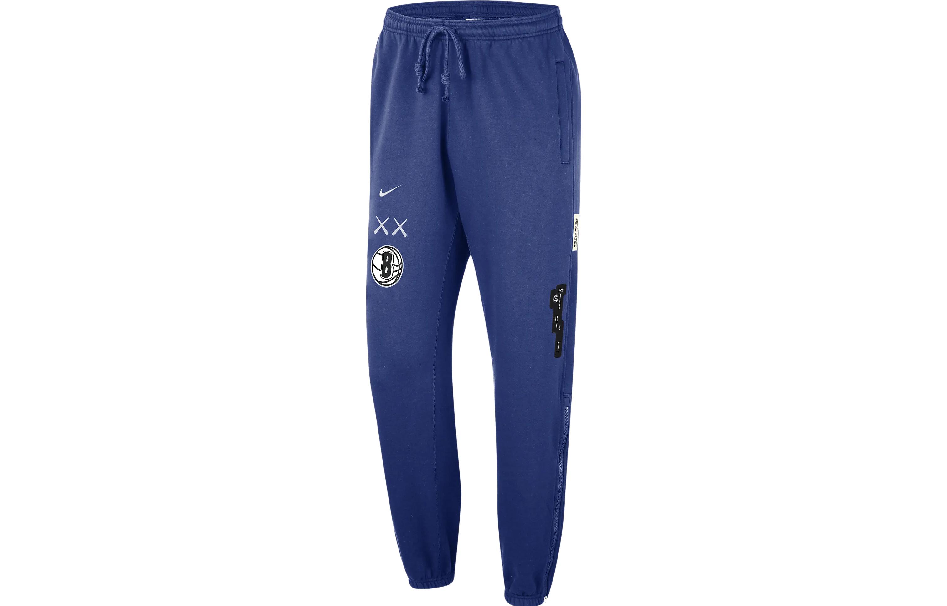 Nike x Nike Kaws NBA Standard Issue City Edition Knitted Sweatpants Men s Rush Blue FB4478-495 XXXL