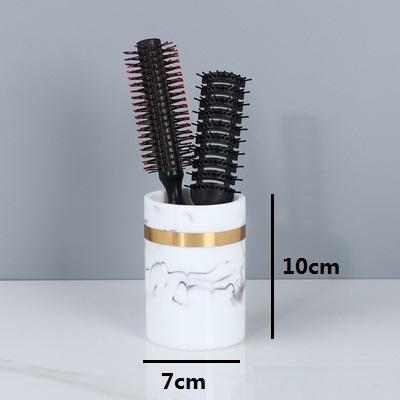 Marble Stripe Resin Toothbrush Holder Bathroom set Accessories Toothpaste Holder Portable Organizer Case Sanitary Wars Suite