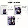 Anime Snake Demon Slayer 2D Flat Pattern Flannel Blanket High quality All Seasons Warmth and Comfort Perfect for Christmas Gifts.MMT0918184