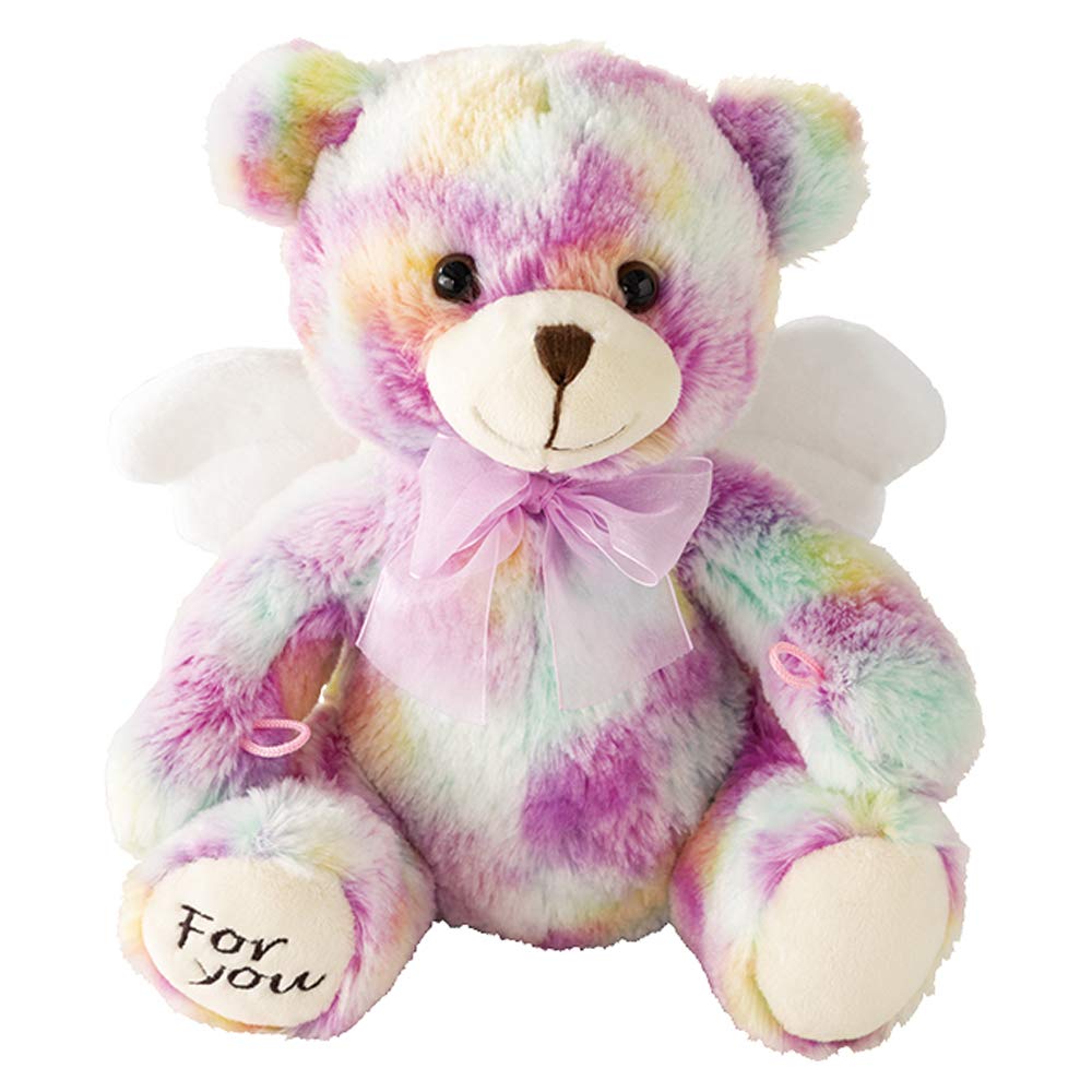 

HEADS DAB-FBQ1 Плюшевые мягкие игрушки, Красочный фиолетовый, 23 x 25 x 20 см, Мишка с клапаном, Набор из 2 штук