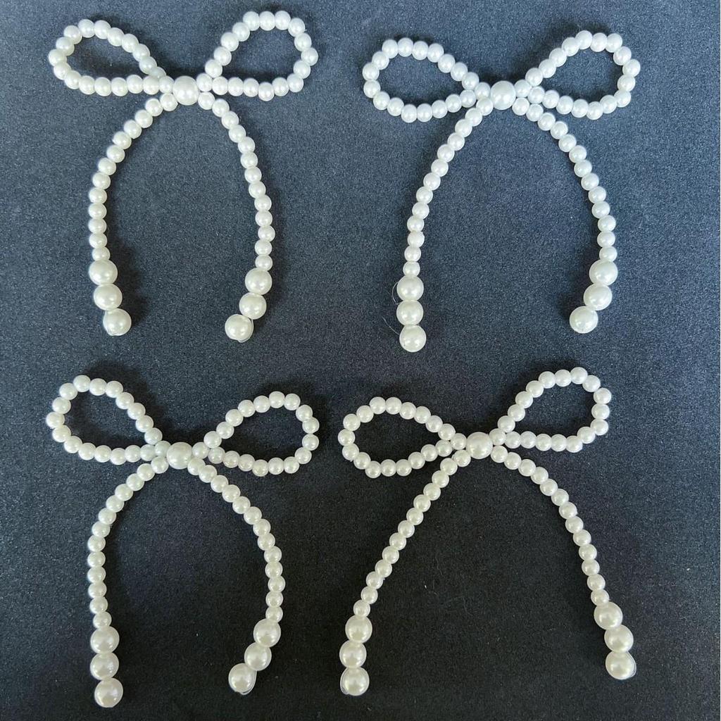 Bowknot Shoe Decorations & DIY Accessories for Clothing, Headwear, Earrings, Cake Pendants, and Beaded Crafts. In Stock.