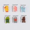 Funny 6pcs Cute Car Ornaments Car Center Console Display Screen Car Rearview Mirror Bike Little Turtle Cute Pendant Doll