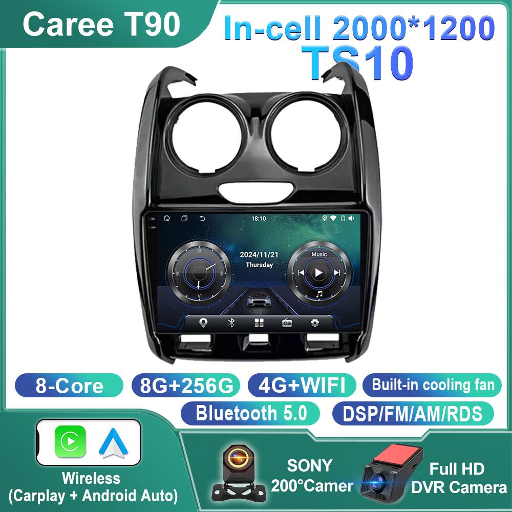 Car Radio Multimedia Player For Renault Duster D 2015 2016 2017 2018 2019 2020 Lada Largus 2021 Android Auto Stereo Navigation