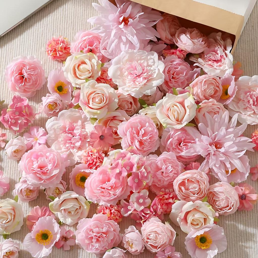 Artificial Flowers Random Style DIY Wedding Party Home Decor Halloween Christmas Festival Scene Layout Handmade Flower Ornaments