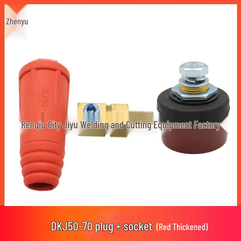 Universal Male and Female Welding Cable Quick Connectors & Plug Socket Set