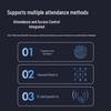 Deli Smart Glass Door Lock with Attendance System CN plug (adapter included)