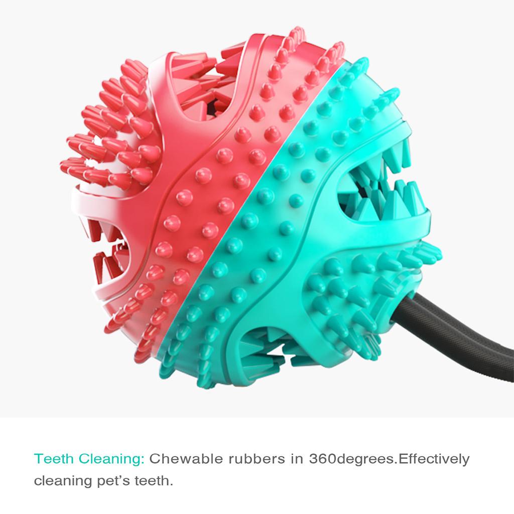 Drawstring Dog Molar BiteToy Pet Rope Ball Stick Chew Toys Training Tool Support
