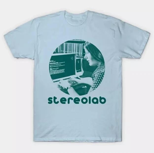 Stereolab Band On Tour T Shirt Light blue Full Size S-5XL OM883