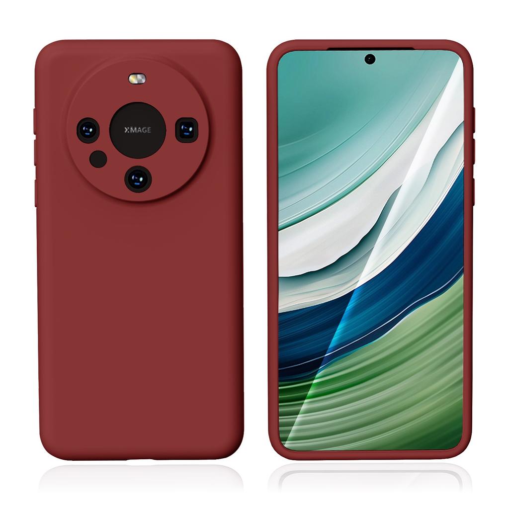 Applicable To Huawei Mate11pro Mobile Phone Case Liquid Silicone Mate11 Simple Solid Color Advanced Sense All-inclusive Anti-drop