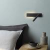 Modern Minimalist Wall Light 3W LED Up Down Backlight Rotatable Spot Aluminum Sconce for Bedroom Living Room Hotel Headboard