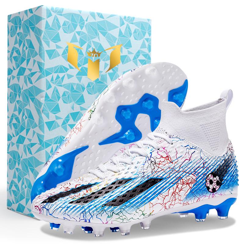 Xiyin High-Top Breathable Football Futsal Shoes with Long/Multi Studs