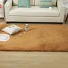 Carpet Plush Slip Resistant Polyester Solid Color Door Floor Mat for Sitting Room