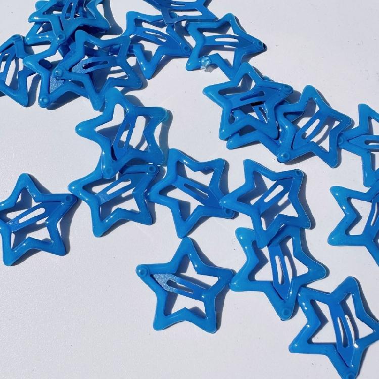 Sweet Girls Snap Hairpins Star Hair Clips Accessories for Lady Women Girls