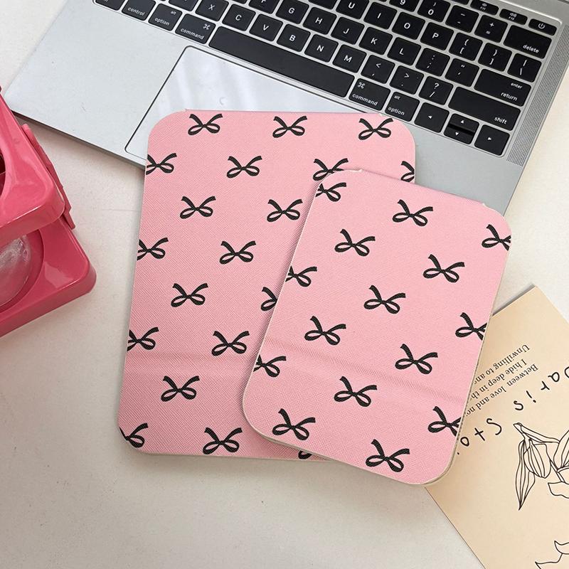 Desktop Makeup Mirror Floral Pu Leather Simple Portable Handheld Makeup Mirror Foldable Student Compact Cute Pocket Mirror