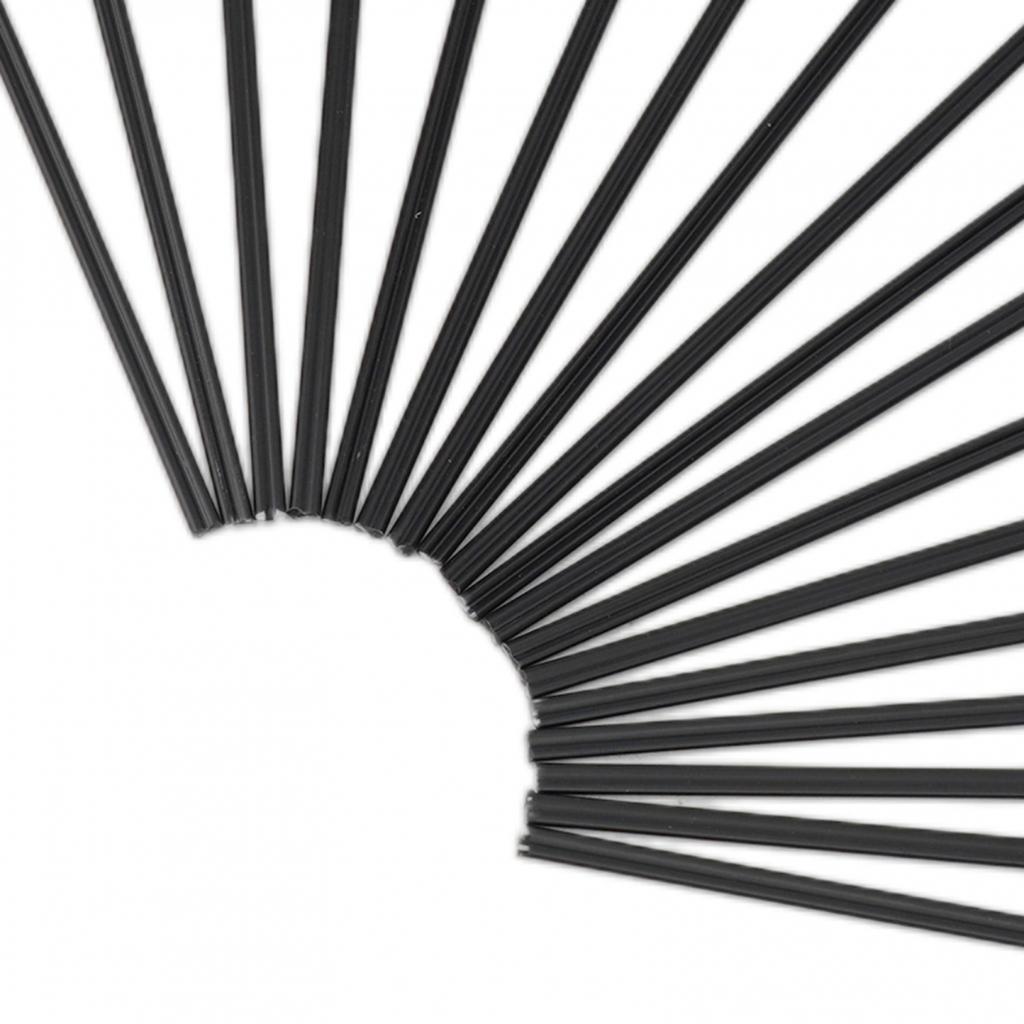 40pcs Black PP Welding Rods Black PP PP Rod For Welding Plastic