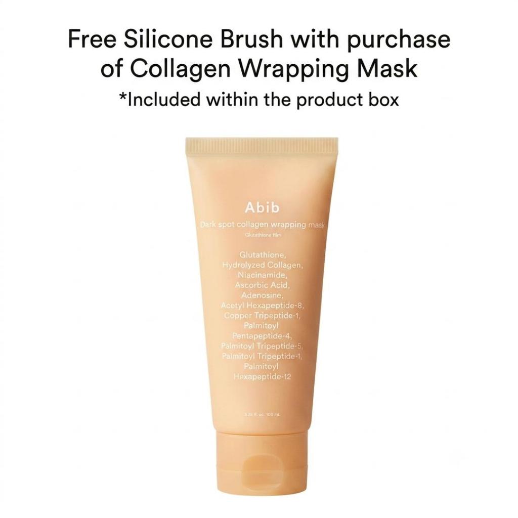 Abib Dark Spot Collagen Wrapping Mask with Brush Glutathione Peel Off Facial Mask 100ml